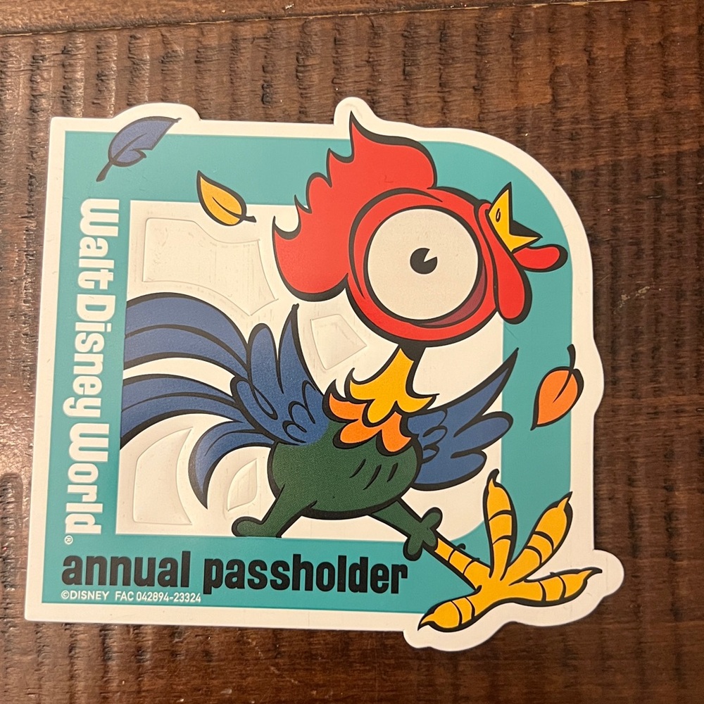 Disney Annual Hei Hei Passholder Magnet